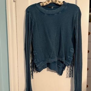 Free People One Tie Side Sweater